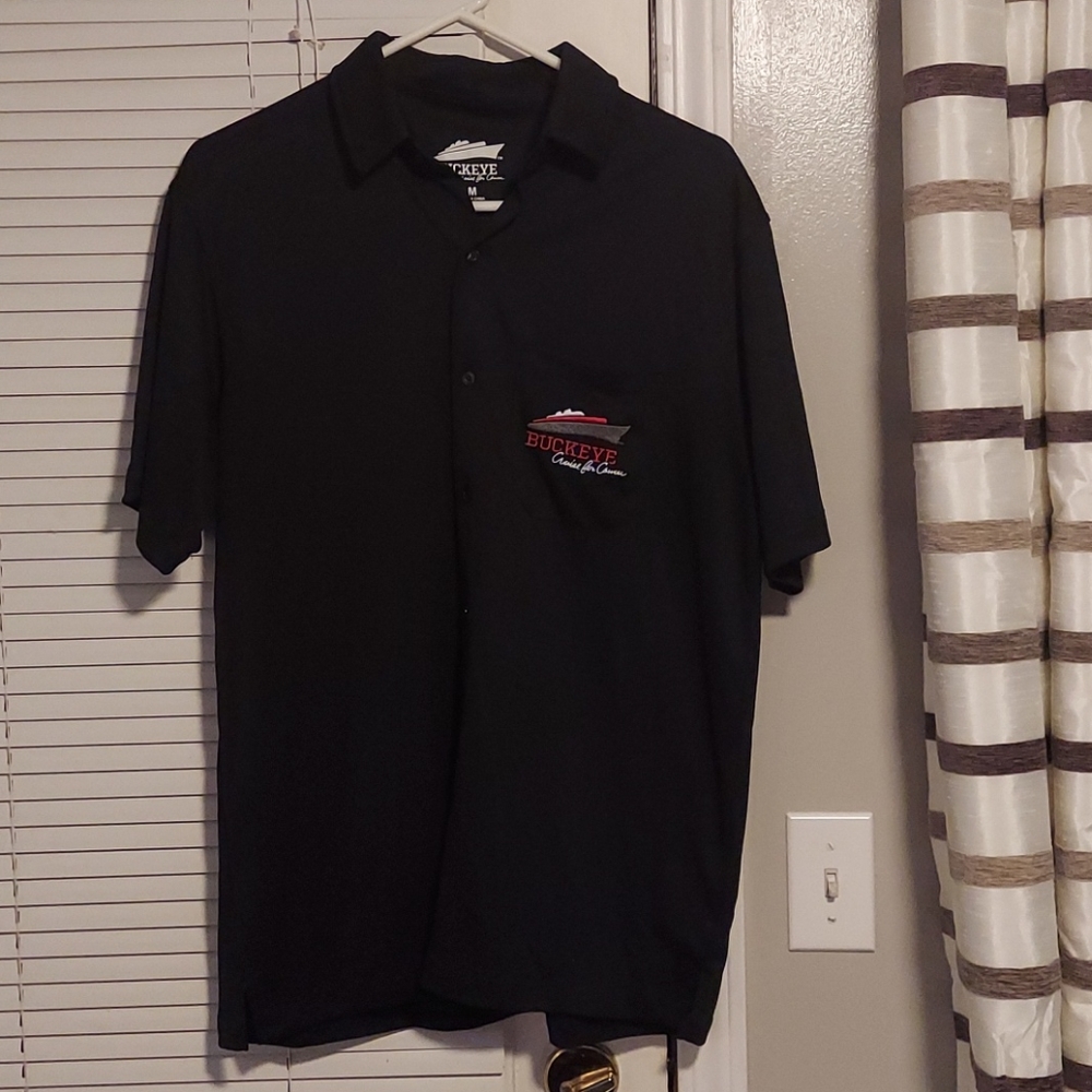 Buckeye Cruise for Cancer Men's polo shirt sz Lrg